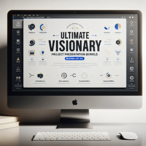 Ultimate Visionary Project Presentation Bundle: Business Edition - Customizable Google Slides Template.