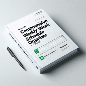 Comprehensive Weekly Work Schedule Organizer in Excel